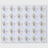 Personalisiere den Namen des Kindes Peter des Kani Geschenkpapier (Flach)