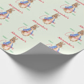 Personalisiere den Namen des Kindes Peter des Kani Geschenkpapier (Ecke)