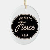 Personalisiere es! Fierce, Authentische und echte  Keramik Ornament (Rechts)