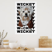 Personalisiere es! FOTO und Name der WEISSEN Unter Poster (Küche)