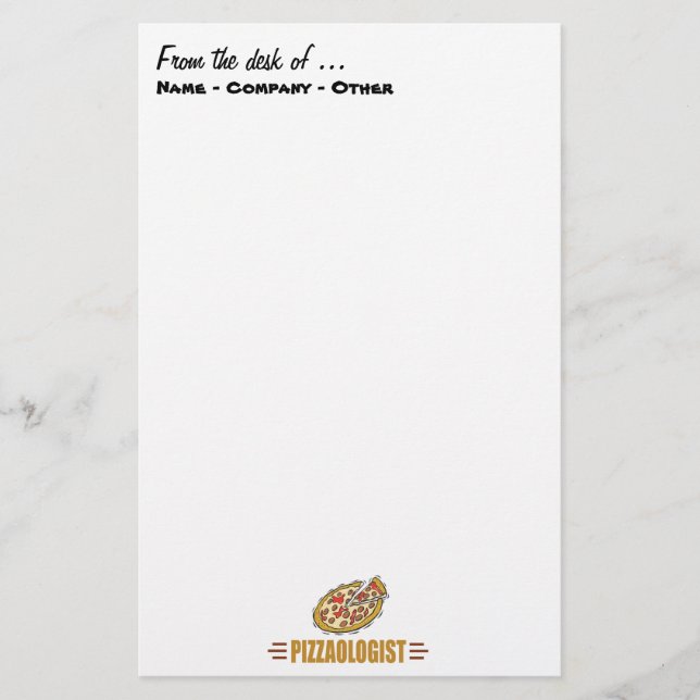 Personalisiere es! Funny Pizza Liebe Pizzaologe (Vorderseite)