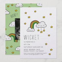 Personalisiere es! Happy Green Rainbow & Stars