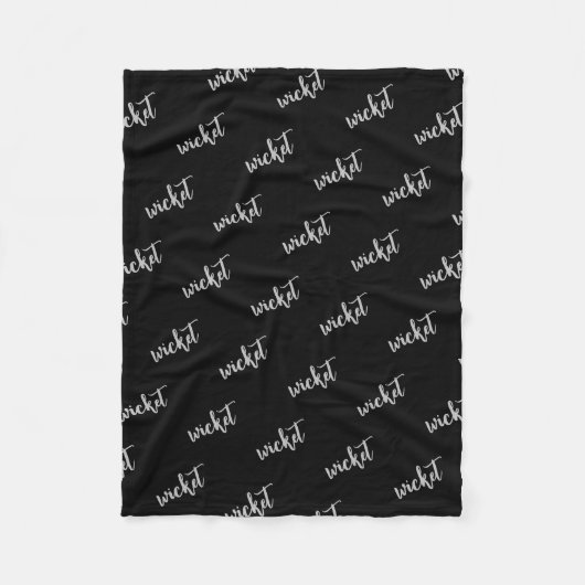 Personalisiere es! Name des Tieres Fleecedecke (Vorderseite)