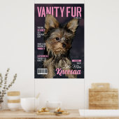 Personalisiere es! VF Girly Pink Mag Cover Poster (Küche)