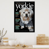 Personalisiere es! Yorkie Mag Poster (Küche)