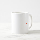Personalisiere es! Yorkie Mama 3 Herzname Kaffeetasse (VorderseiteRechts)