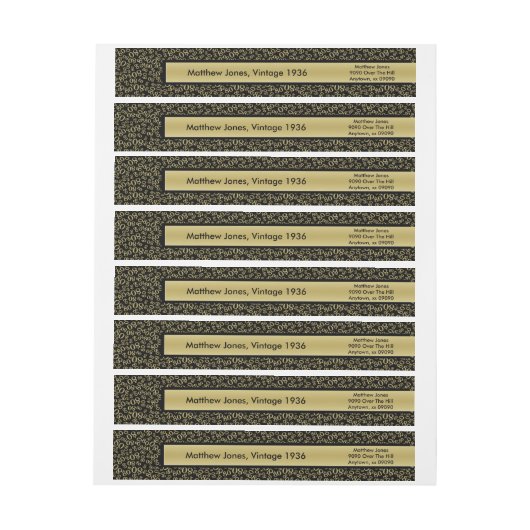 Personalisiere:  Geburtstagsthematische Rücksendea (Bogen)