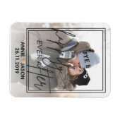 Personalisiere | Glücklich immer nach | Keesesenma Magnet (Horizontal)