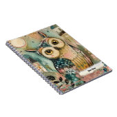 PERSONALISIERE HOOT Eule Vogel Notizblock (Rechte Seite)