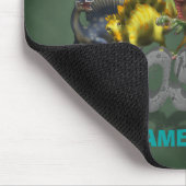 "Personalisiere mich!" Dinosaurier Mousepad (Ecke)
