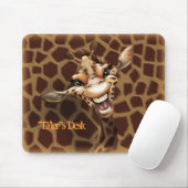 "Personalisiere mich!" Giraffe Mousepad (Mit Mouse)