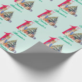 Personalisiere Name Peter der Kaninchen Erstes Wei Geschenkpapier (Ecke)