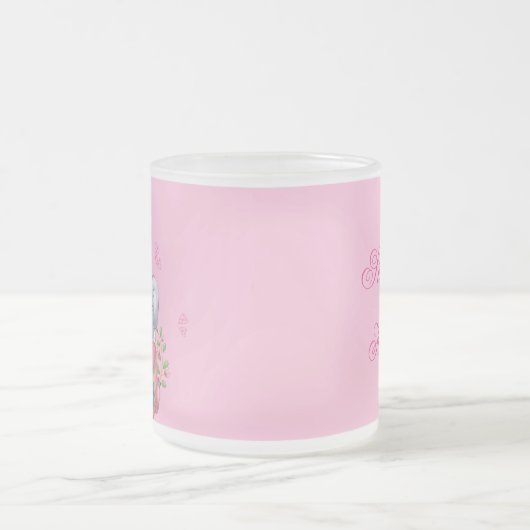 Personalisiere | Niedlich Pink Elephant Tasse (Mittel)