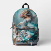 PERSONALISIERE TEXT UND BILD BEDRUCKTER RUCKSACK (Vorderseite)