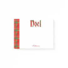 Personalisiere: "Weihnachten" - Weihnachts-Tartan-