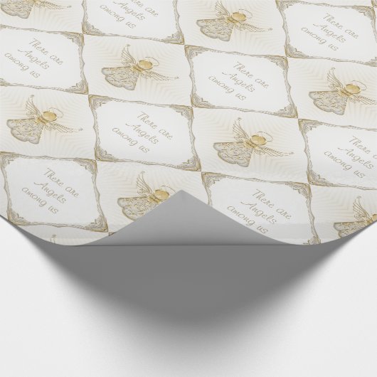 Personalisiere: Weihnachtsgel in Grace Pattern Geschenkpapier (Ecke)