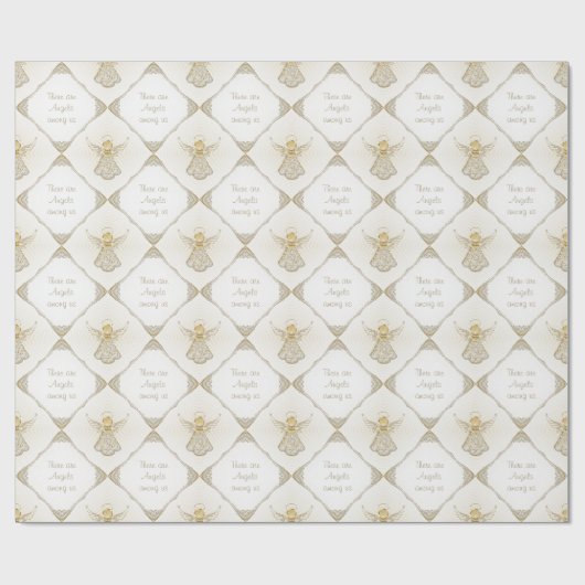 Personalisiere: Weihnachtsgel in Grace Pattern Geschenkpapier (Flach)