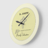 Personalisieren, 10. Geburtstag des Priesters verk Große Wanduhr (Winkel)