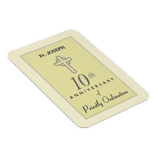 Personalisieren, 10. Geburtstag des Priesters verk Magnet (Rechte Seite)