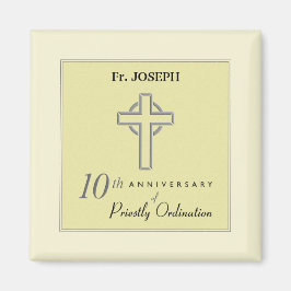 Personalisieren, 10. Geburtstag des Priesters verk Magnet