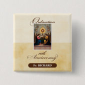 Personalisieren, 10. Ordination Anniversary Angels Button (Vorderseite)
