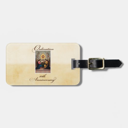 Personalisieren, 10. Ordination Anniversary Angels Gepäckanhänger (Vorderseite horizontal)