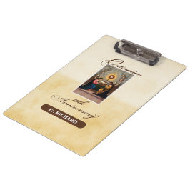 Personalisieren, 10. Ordination Anniversary Angels Klemmbrett