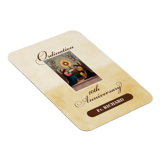 Personalisieren, 10. Ordination Anniversary Angels Magnet (Rechte Seite)