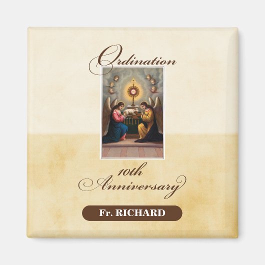 Personalisieren, 10. Ordination Anniversary Angels Magnet (Vorne)