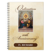 Personalisieren, 10. Ordination Anniversary Angels Notizblock (Vorderseite)