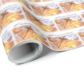 Personalisieren, 10. Ordination Jubiläum, Kreuz Geschenkpapier (Rolleneckpunkt)