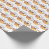 Personalisieren, 10. Ordination Jubiläum, Kreuz Geschenkpapier (Ecke)