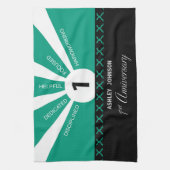 Personalisieren, 1. Jahr Mitarbeiter Jahr Geschirrtuch (Vertikal)