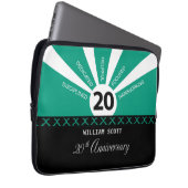 Personalisieren, 20. Jubiläum der Geschäftsmitarbe Laptopschutzhülle (Vorne Rechts)