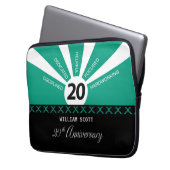 Personalisieren, 20. Jubiläum der Geschäftsmitarbe Laptopschutzhülle (Vorderseite Links)