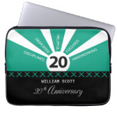 Personalisieren, 20. Jubiläum der Geschäftsmitarbe Laptopschutzhülle (Vorderseite)