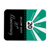Personalisieren, 20. Jubiläum der Geschäftsmitarbe Magnet (Horizontal)