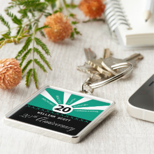 Personalisieren, 20. Jubiläum der Geschäftsmitarbe Schlüsselanhänger