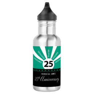 Personalisieren, 25. Jahr Mitarbeiter Jahr Edelstahlflasche