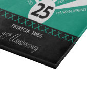 Personalisieren, 25. Jahr Mitarbeiter Jahr Schneidebrett (Ecke)