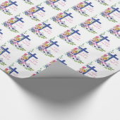 Personalisieren, 25-jähriges religiöses Leben Geschenkpapier (Ecke)