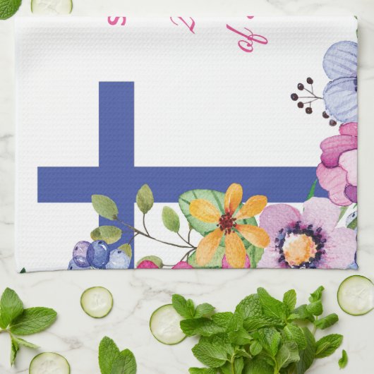 Personalisieren, 25-jähriges religiöses Leben Geschirrtuch (Gefaltet)