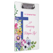 Personalisieren, 25-jähriges religiöses Leben Klemmbrett (Rechts)