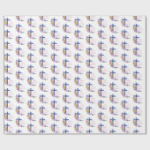 Personalisieren, 35-jähriges religiöses Leben Geschenkpapier (Flach)