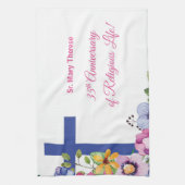 Personalisieren, 35-jähriges religiöses Leben Geschirrtuch (Vertikal)