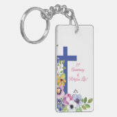 Personalisieren, 35-jähriges religiöses Leben Schlüsselanhänger (Vorderseite links)