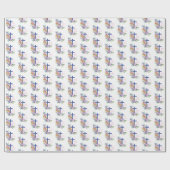 Personalisieren, 40. Jubiläum Nun religiöses Leben Geschenkpapier (Flach)