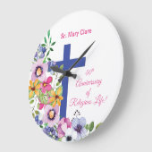 Personalisieren, 40. Jubiläum Nun religiöses Leben Große Wanduhr (Winkel)