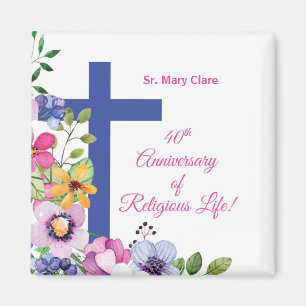 Personalisieren, 40. Jubiläum Nun religiöses Leben Magnet