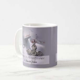 Personalisieren, 40. Ordination Jubiläum Glückwu Kaffeetasse